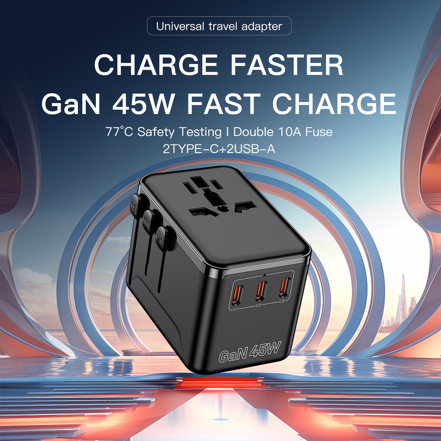 ENZU 45W Universal Travel Adapter
